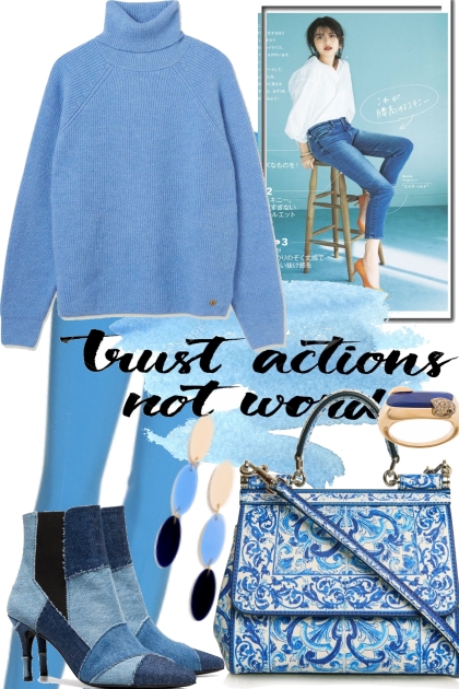 EASY ,, IN THE BLUES- Fashion set