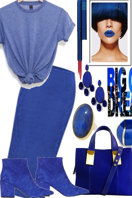 GET ; THE BLUES- Combinazione di moda