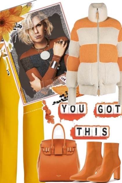 SUNNY AND ORANGE)- Combinazione di moda