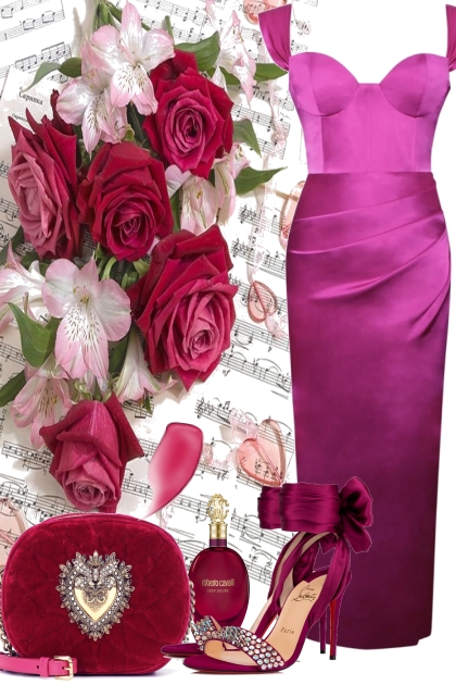 ROSES FOR THE CONCERT::,- Fashion set