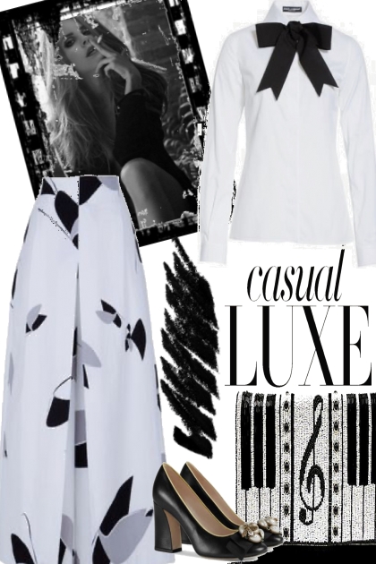 CASUAL LUXE....- Fashion set