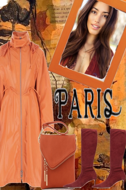 RAINY DAY  IN. PARIS- Combinazione di moda