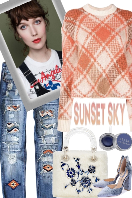 SUNSET SKY- combinação de moda