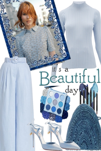 BEAUTIFUL LIFE WITH THE BLUES- combinação de moda