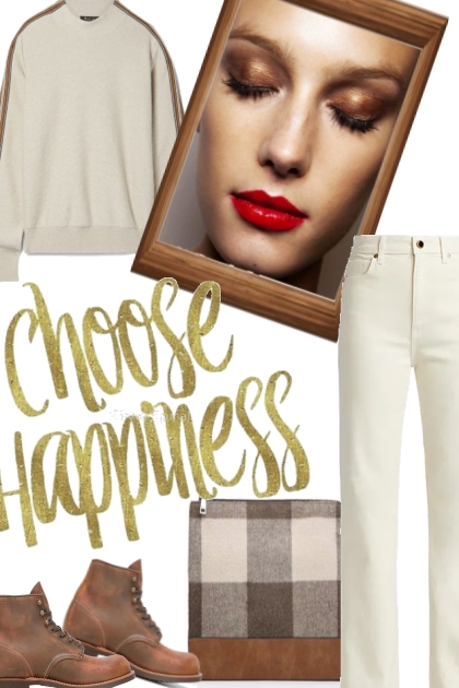 NOT ONLY TODAY, CHOOSE HAPPINESS- Fashion set