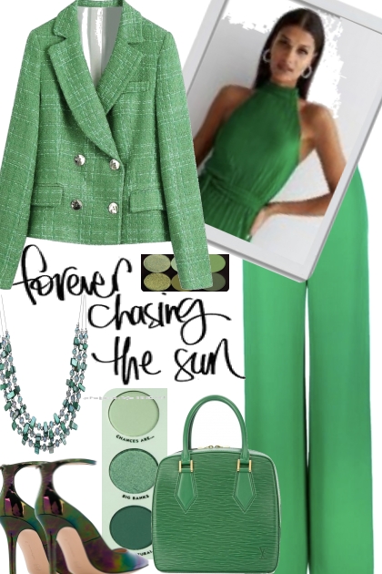 SPRING IS GREEN :- Fashion set
