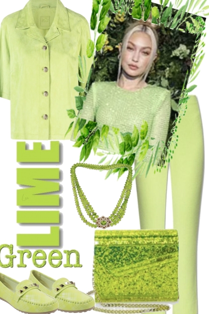 LIME FOR SPRING- Fashion set