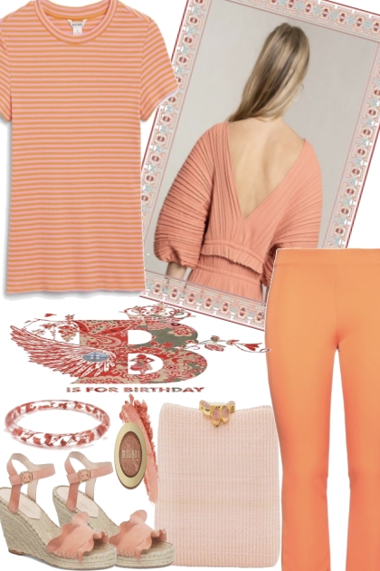 peachy peach- Fashion set