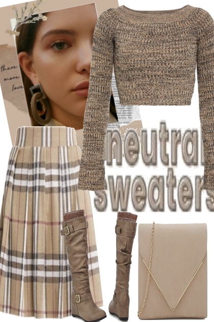 !°!&quot; NEUTRAL SWEATER