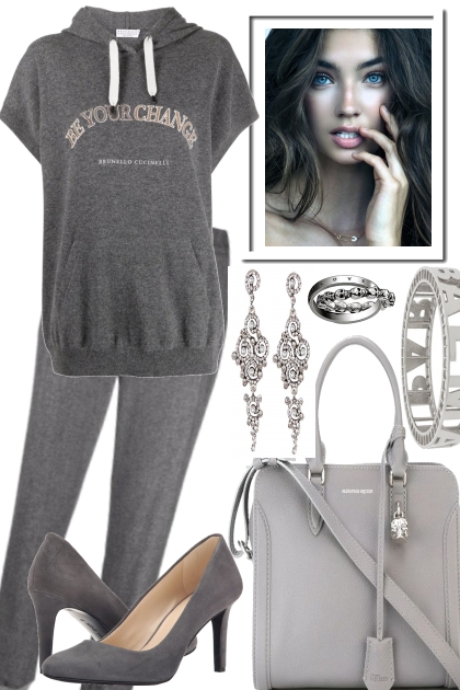 GREY, ALSO NICE FOR SPRING- Fashion set