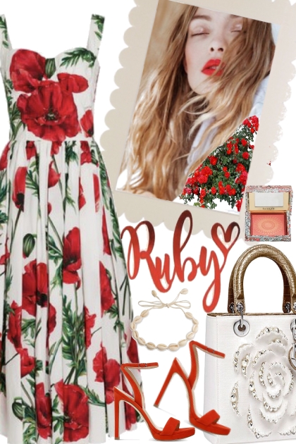 RUBY RED...... - Combinazione di moda