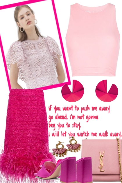 ROSY WEARS PINK- Модное сочетание