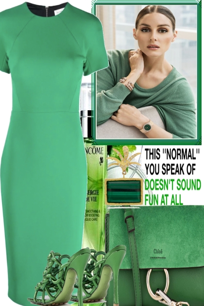 the green one- Combinaciónde moda
