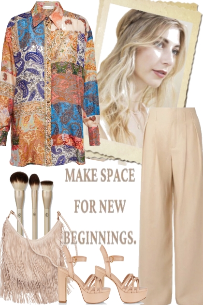 !! MAKE SPACE FOR NEW BEGINNINGS- コーディネート