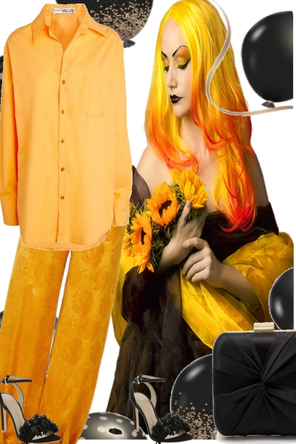 THE LADY WITH THE SUNFLOWERS- Fashion set