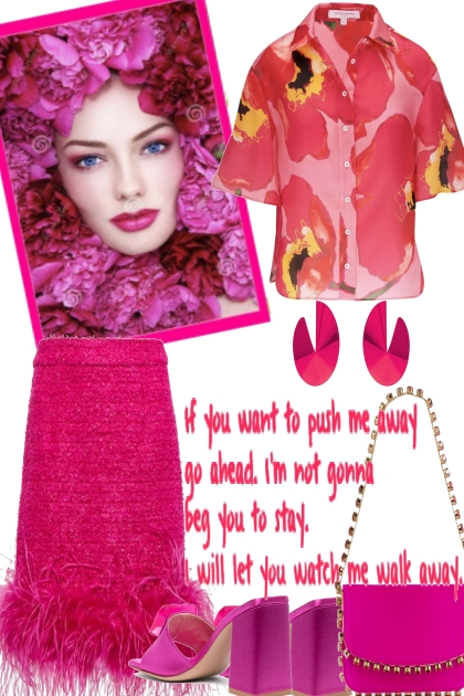 choose pink!!1- combinação de moda
