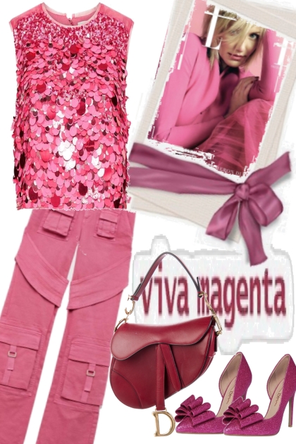 pink cargo and glitter- Modna kombinacija
