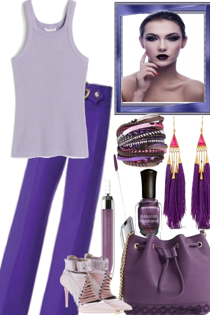 purple rain and lavender!- Fashion set