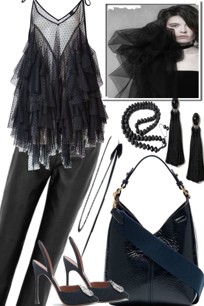 BLACK FOR CLUBBING- Combinazione di moda