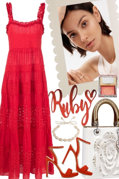 RUBY RED- Fashion set