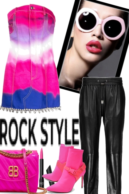 !!11 rock style- Combinazione di moda