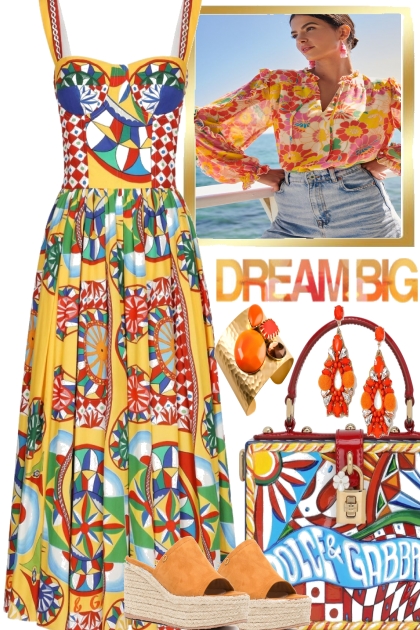 SUMMER IN COLOR- Fashion set