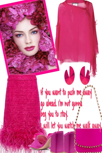 GO IN PINK BUT ONLY PINK- Fashion set