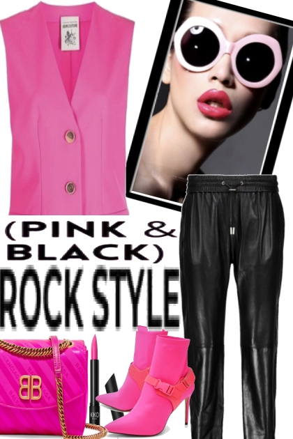 PINK -.- & BLACK- Fashion set