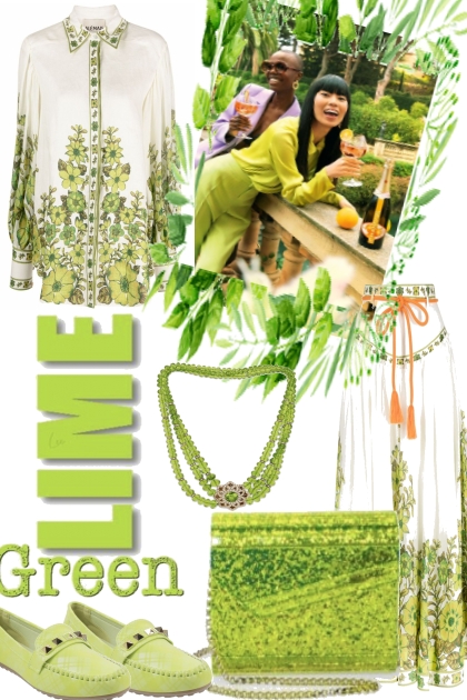 12. LIME GREEN1- Modna kombinacija
