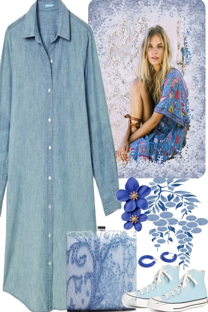 THE BLUE JEANS DRESS- コーディネート
