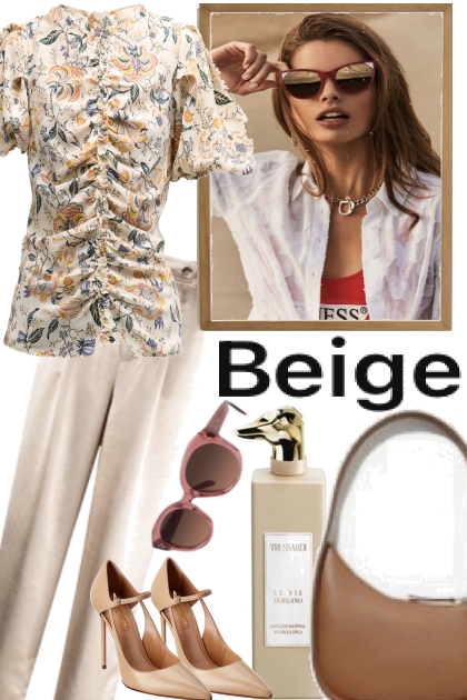-- BEIGE- Fashion set