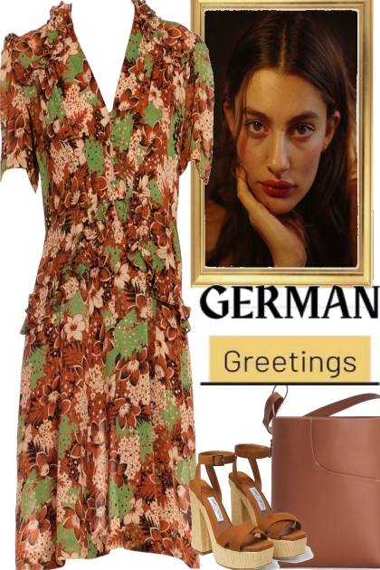      ß GERMAN GREETINGS- Fashion set