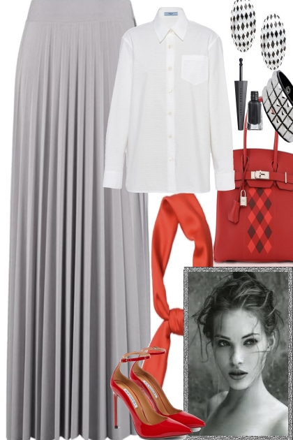 BRIGHT IT UP WITH RED. . - Fashion set