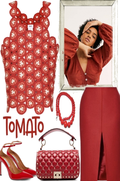 TOTALLY TOMATO- Combinaciónde moda