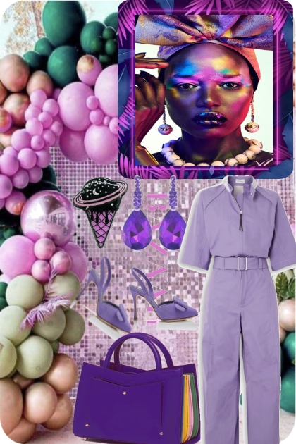 77 COLORS AND LAVENDER- Fashion set