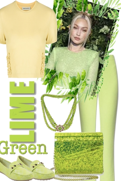 11  lime- Fashion set