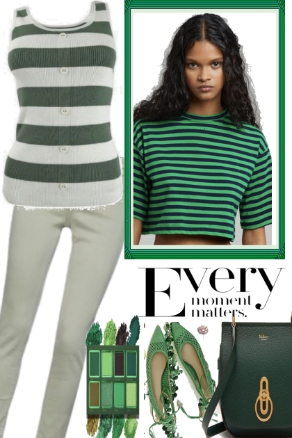 GREEN MOMENTS´0- combinação de moda