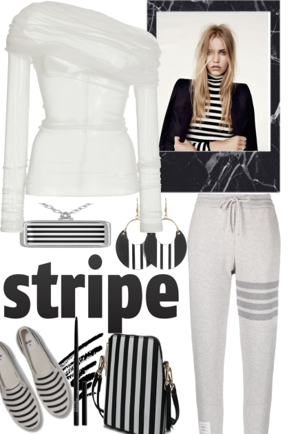((stripe- Combinazione di moda