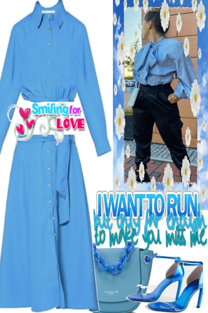 Turquoise for a sunny fall day...- Fashion set