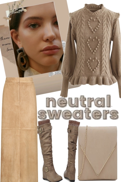 // 7 NEUTRAL SWEATERS- 搭配