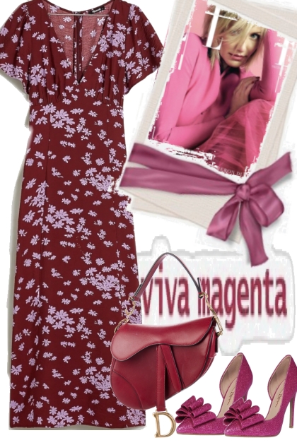 88 VIVA MAGENTA- Modna kombinacija