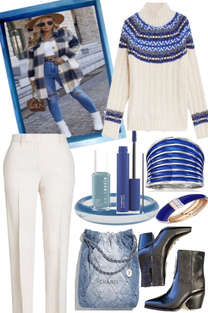 WHITE BLUES- Модное сочетание