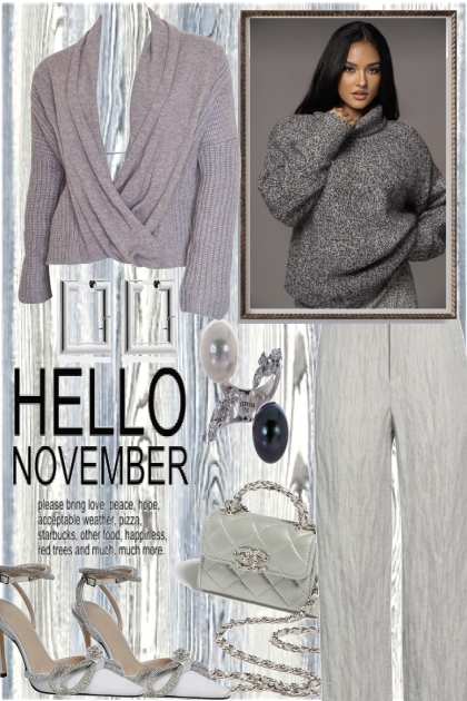 HELLO // NOVEMBER..- Combinaciónde moda