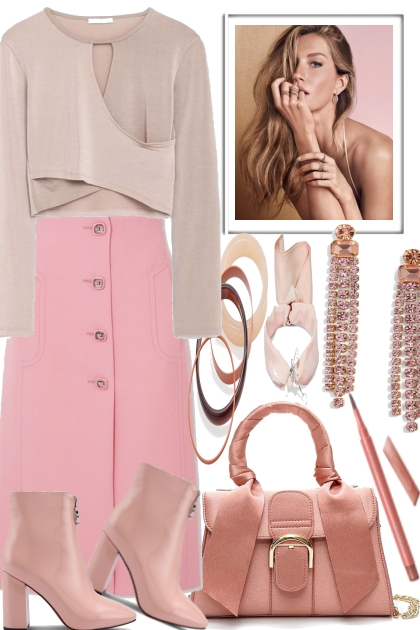 /22 SOFT COLORS AND PINK- Fashion set