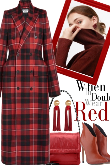 GO IN RED .. 8 - Modekombination