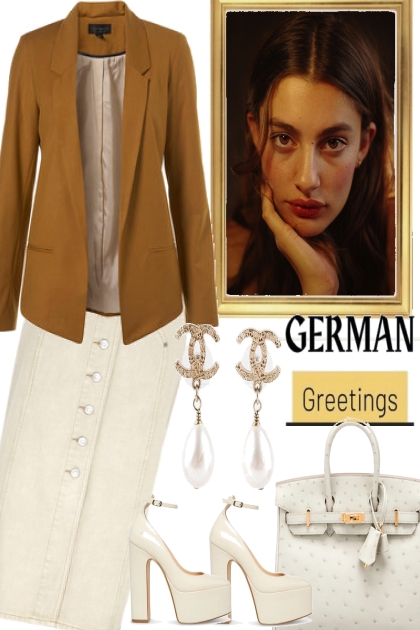 // . GERMAN GREETING- Модное сочетание