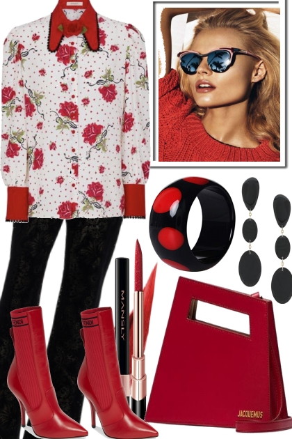 RED LIPSTICK  9- Модное сочетание