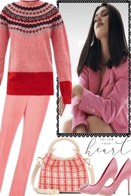 DAY IN PINK  ,- Fashion set
