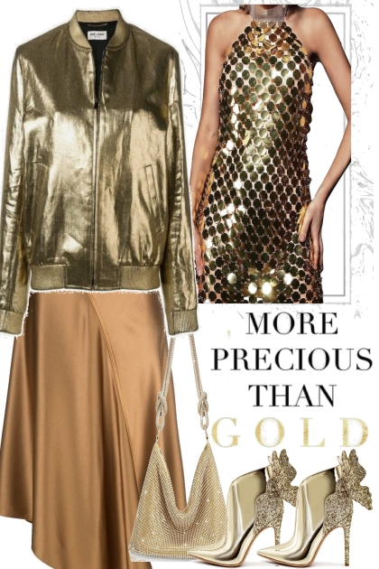 COPPER AND GOLD- Fashion set