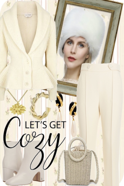 LET´S GET COZY, IN OFF WHITE- Модное сочетание
